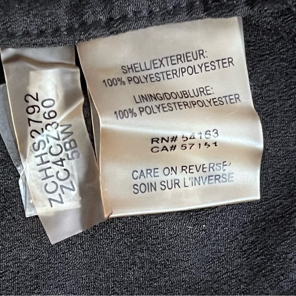 Calvin Klein Black Gray Pleated Panelled Flowy A-line Skirt Abstract Print Sz L - Picture 7 of 11